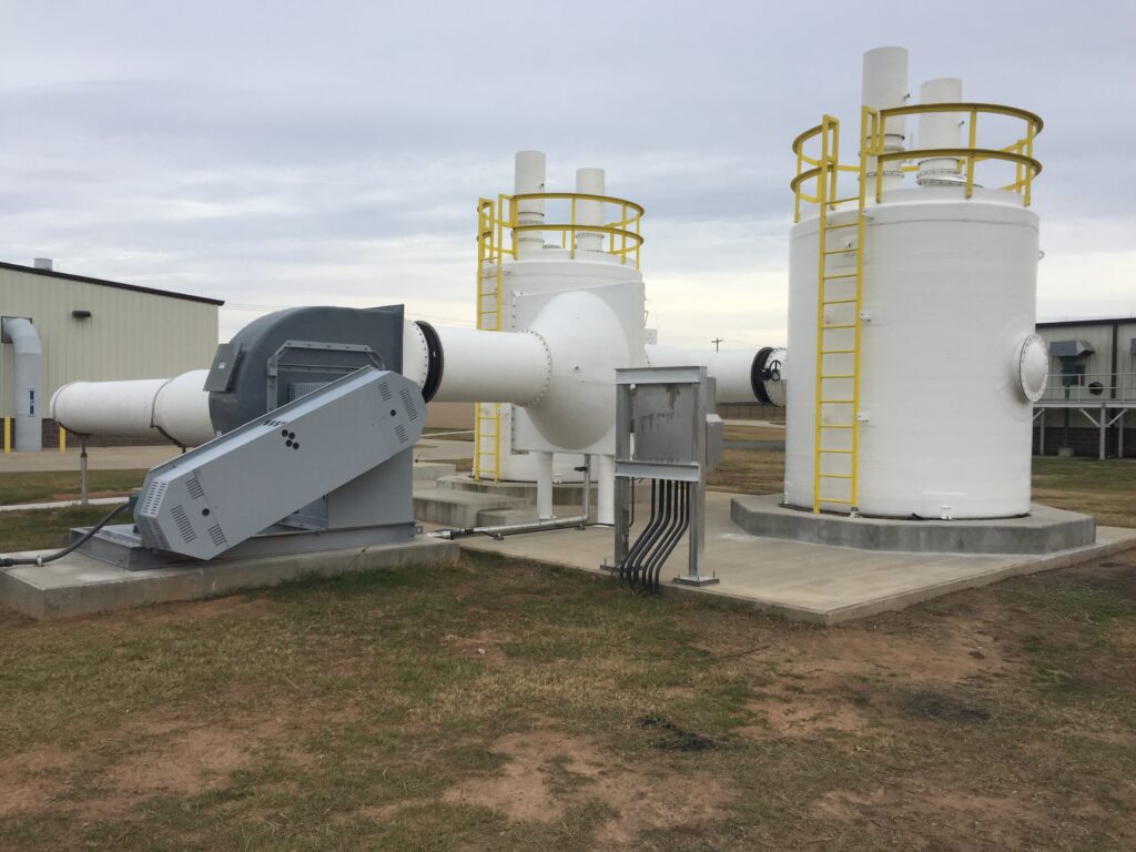 carbon adsorbers designed and installed by WEA