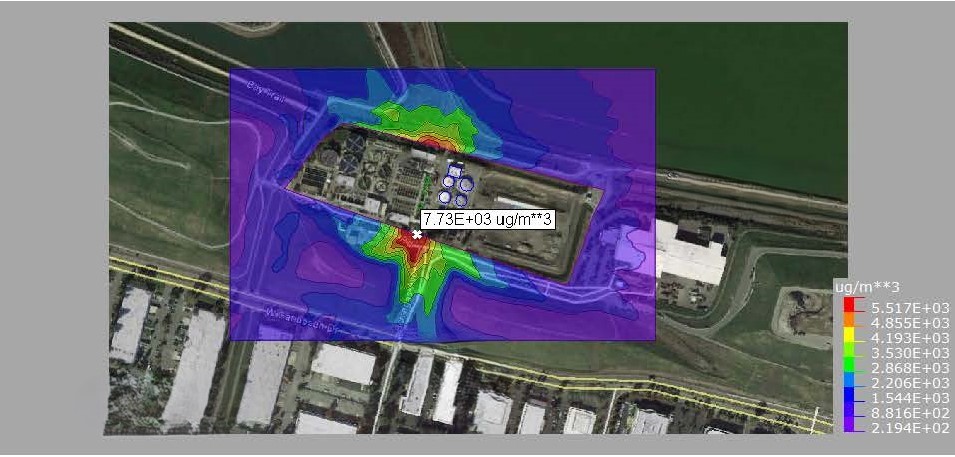 Hydrogen Sulfide Modeling toho-water-authority-odor